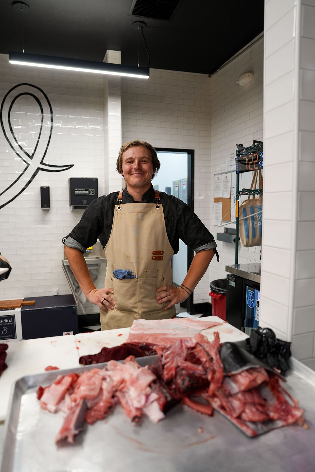 Marcus Jasso in the kitchen.